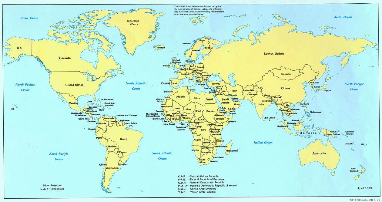Mapa mundial con nombres de paises - Imagui